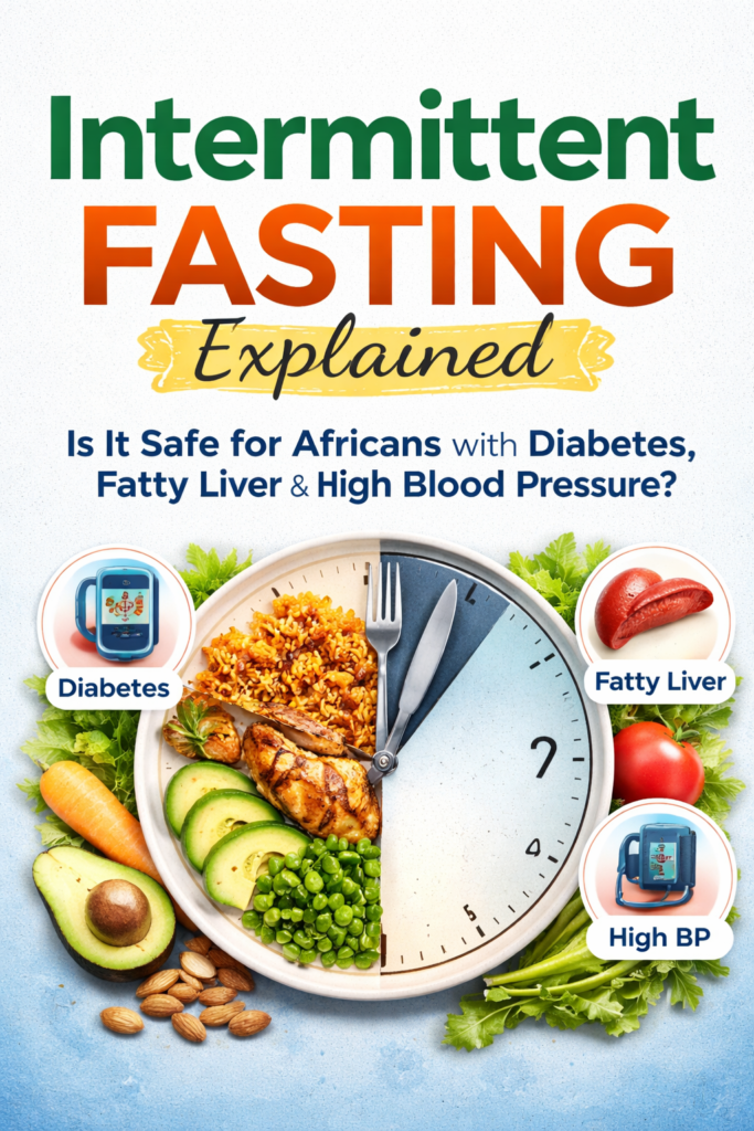 Intermittent Fasting Explained: Is It Safe for Africans With Diabetes, Fatty Liver & High Blood Pressure?