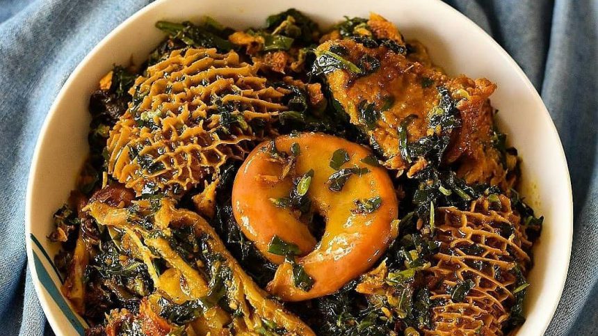 plate of edikignko soup