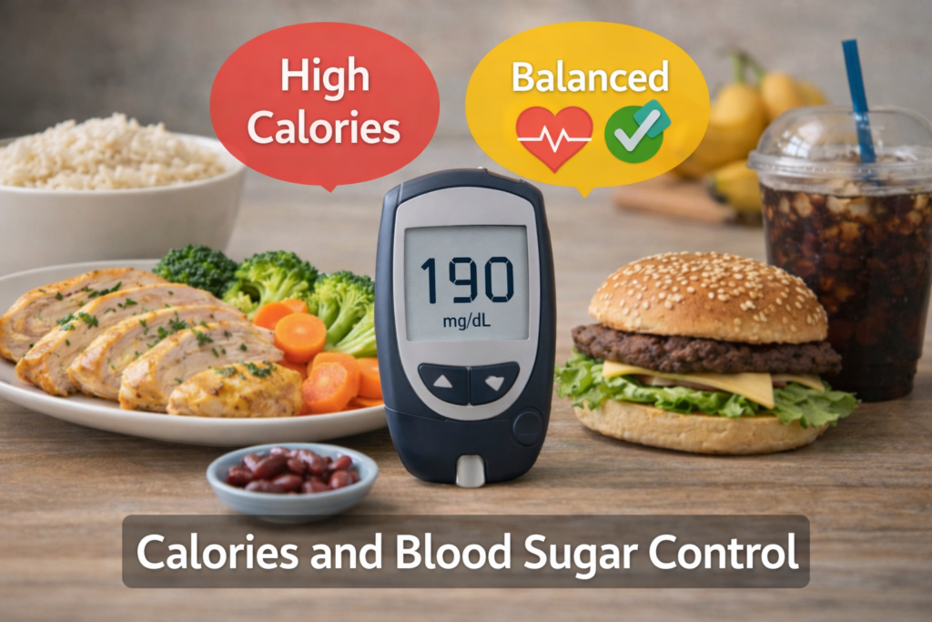 calories and blood sugar control