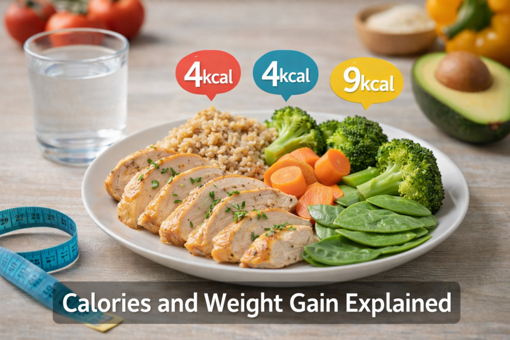 calories and weight gain explained