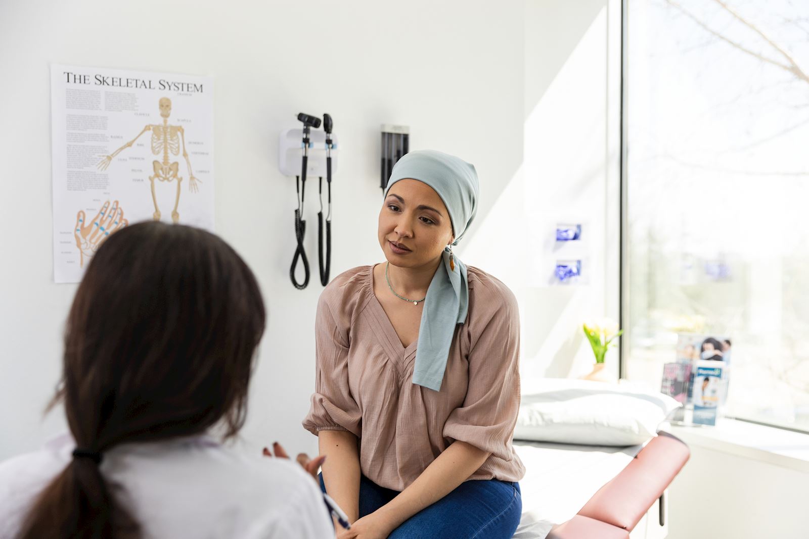 Cancer prevention and intermittent fasting lifestyle concept with healthy foods and wellness background