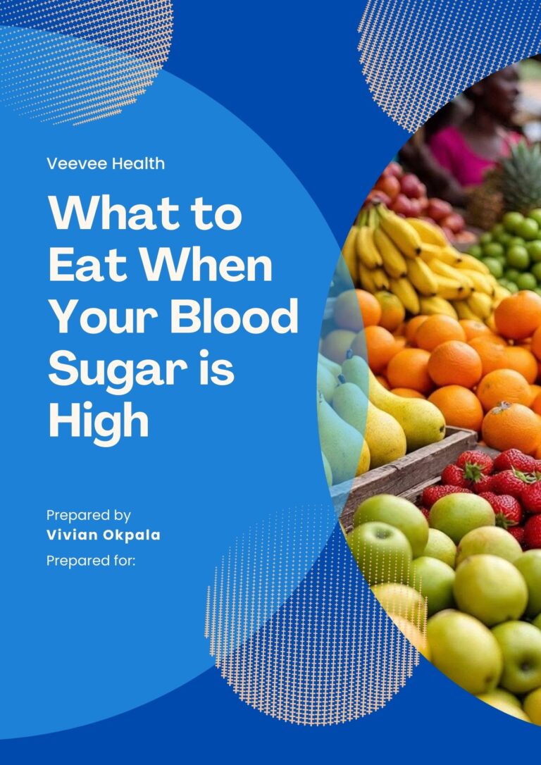 What to Eat When Your Blood Sugar Is High